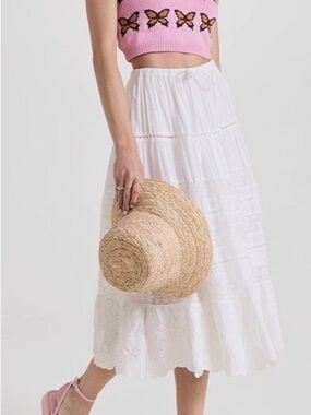 ISO- LoveShackFancy Donna Tiered Maxi Skirt